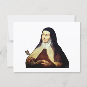 Cartão Postal Teresa de Ávila por Rubens