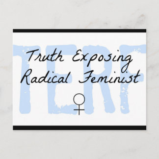 Cartão Postal TERF - Verdade Expondo Feminista Radical