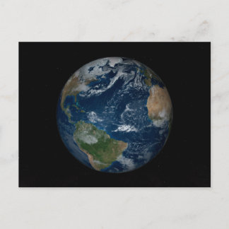 Cartão Postal Terra Com Nuvens E Gelo Marinho