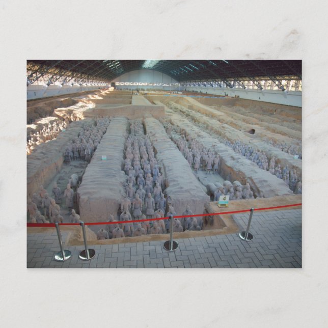 Cartão Postal Terra Cotta Warriors Post Card (Frente)