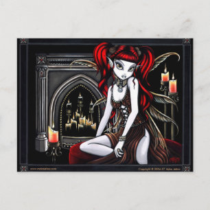 Cartão Postal "Terra Dois" Feira Vermelha de Fogo