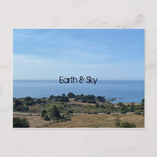 Cartão Postal Terra e Céu (Frente)