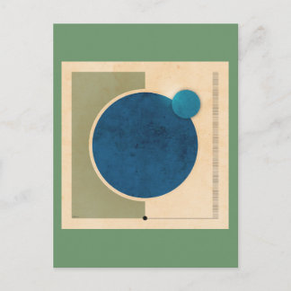 Cartão Postal Terra e Lua