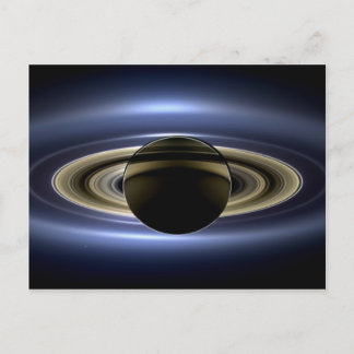Cartão Postal Terra e Saturno