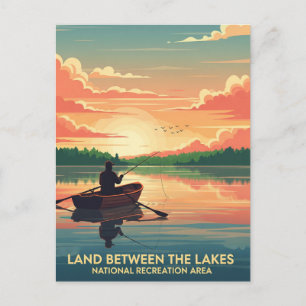 Cartão Postal Terra entre os Lagos do Viagem do Kentucky