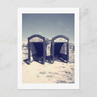 Cartão Postal terra maravilhosa deserta