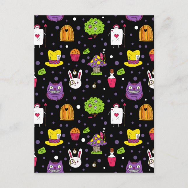 Cartão Postal terra natalina negra (Frente)