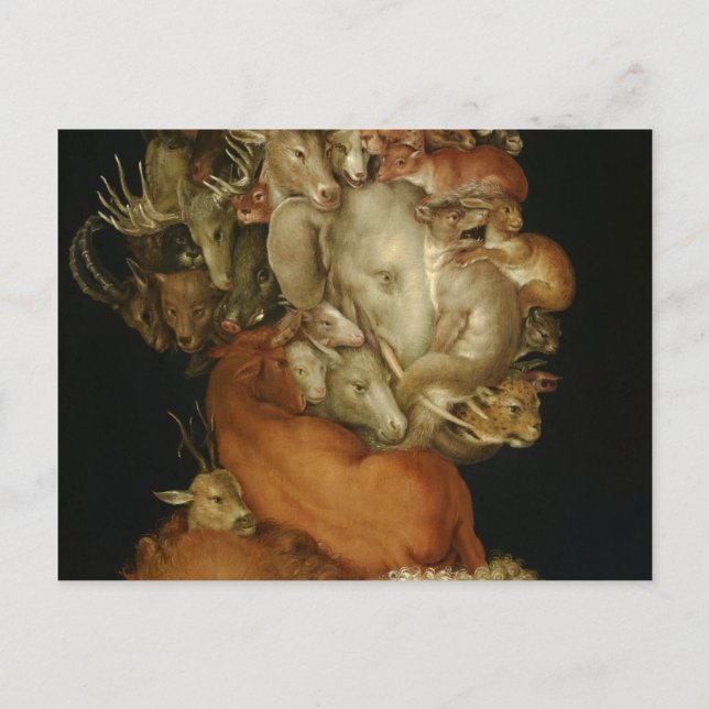 Cartão Postal Terra, Terra, 1570 por Giuseppe Arcimboldo (Frente)