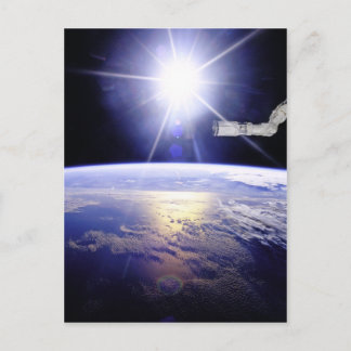 Cartão Postal Terra vista da Estação Espacial