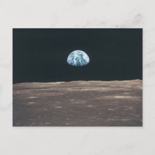 Cartão Postal Terra Vista da Lua