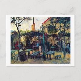 Cartão Postal Terrace Cafe em Montmartre Vincent Van Gogh