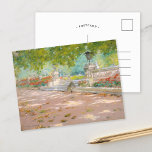 Cartão Postal Terrace, Parque Prospect | William Merritt Chase<br><div class="desc">Terrace, Prospect Park (cerca de 1887) | William Merritt Chase's Terrace, Prospect Park (cerca de 1887) captura um momento sereno no icônico parque do Brooklyn. A pintura exibe um terraço iluminado pelo sol com elegantes balustradas de pedra, filtrando luz por meio de árvores ao redor. Com uma rica paleta impressionista,...</div>