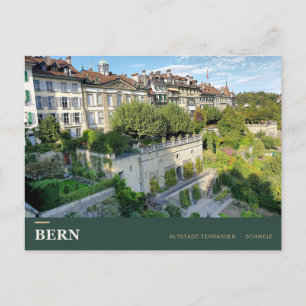 Cartão Postal Terraços de Jardim do Centro Histórico de Berna