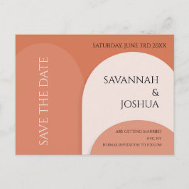 CARTÃO POSTAL TERRACOTTA ARCH WEDING SALVE A DATA POSTCARTÃO