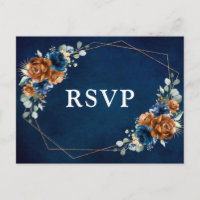 Terracotta Marinho Blue Greenery Geométrico RSVP P