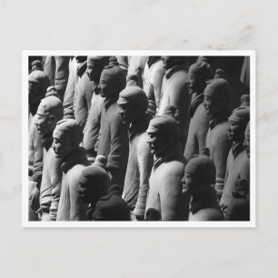 Cartão Postal Terracotta Warriors Xian China Fotografia