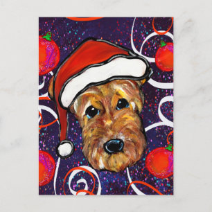 CARTÃO POSTAL TERRIER AIREDALE