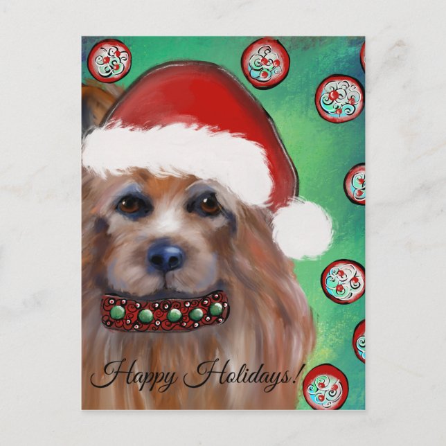 CARTÃO POSTAL TERRIER AUSTRALIANO (Frente)