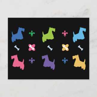 Cartão Postal Terrier escocês
