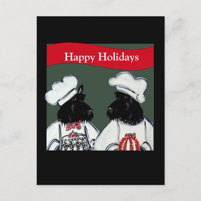 Cartão Postal Terrier escocês (Frente)