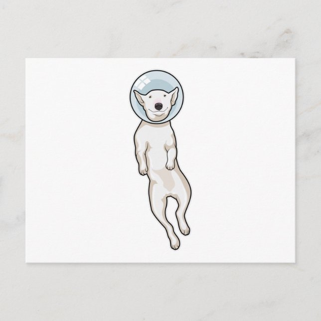 Cartão Postal Terrier Espacial Bull (Frente)