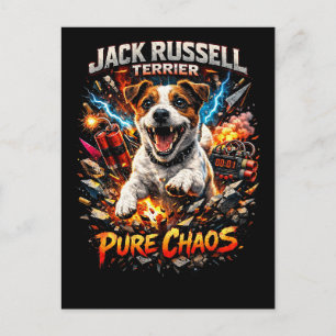 Cartão Postal Terrier Jack Russell