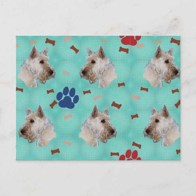 Cartão Postal Terrier Retrait escocês (Frente)