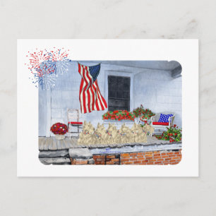 Cartão Postal Terriers Wheaten Patrióticos Escoceses