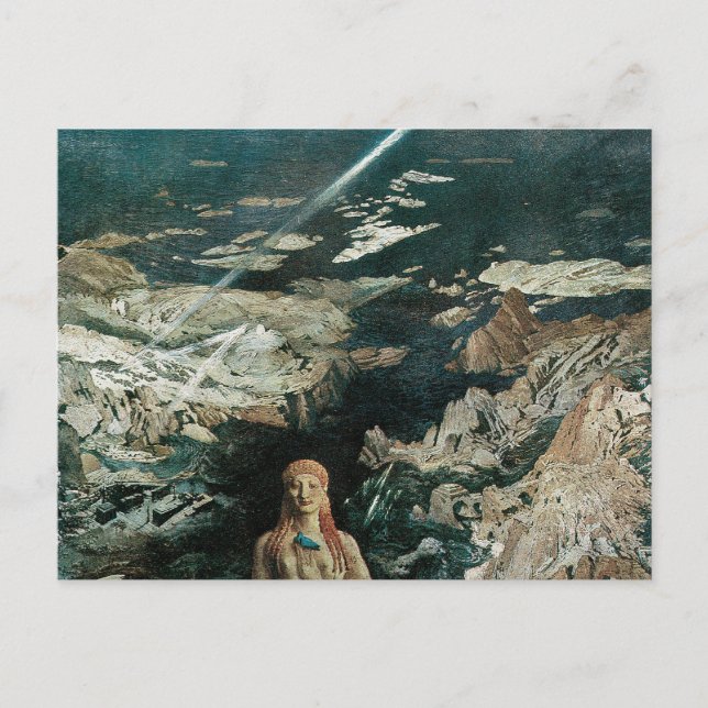 Cartão Postal Terror Antiquus, 1908, por Leon Bakst (Frente)