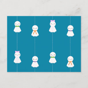 Cartão Postal Teru Teru Bozu - Bonecos japoneses kawaii