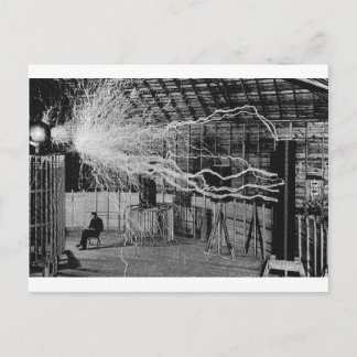 Cartão Postal tesla