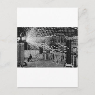 Cartão Postal tesla