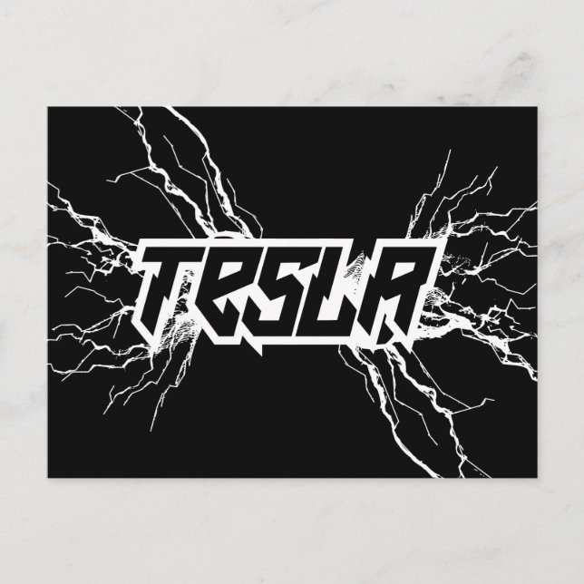 Cartão Postal Tesla (Frente)