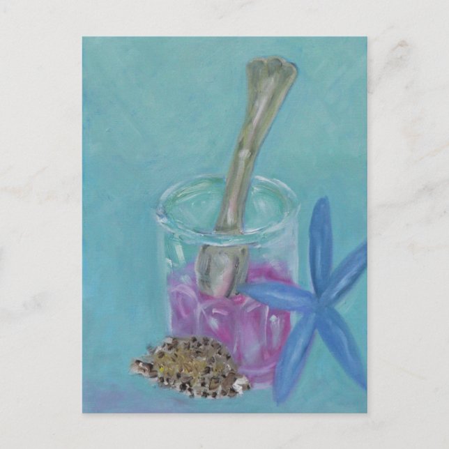 Cartão Postal Tesouros do mar (Frente)