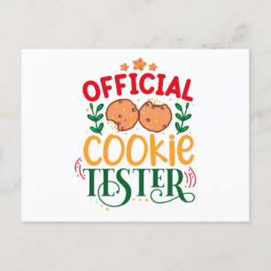 Cartão Postal Testador Oficial de Cookies