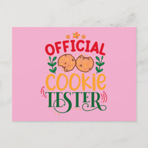 Cartão Postal Testador Oficial de Cookies