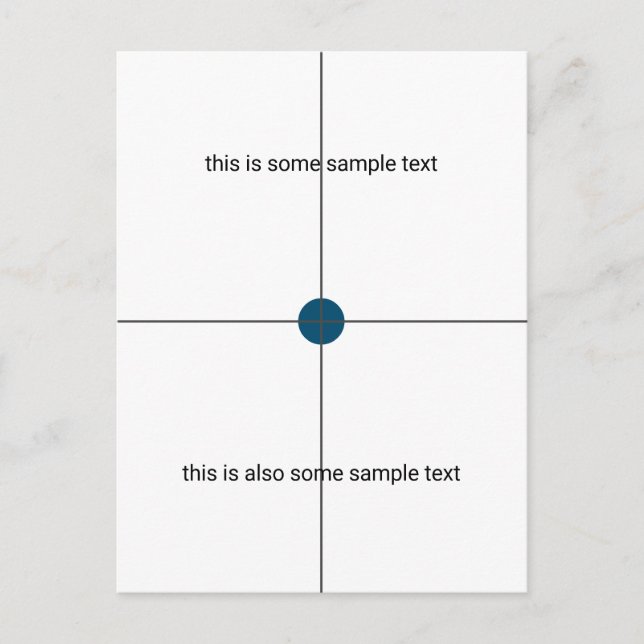 Cartão Postal teste de amostra (Frente)