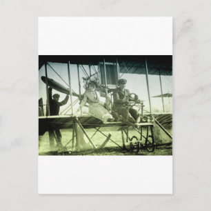 Cartão Postal Teste de Avião Antigo