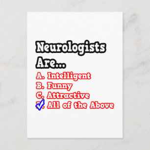 Cartão Postal Teste Neurologista...Piada