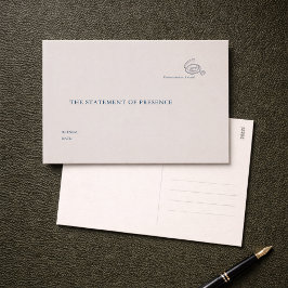 Cartão Postal Testemunha de Casamento Civil Não Tradicional