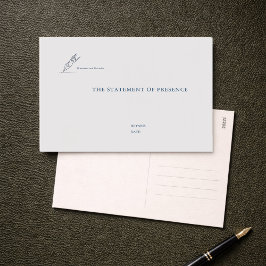Cartão Postal Testemunha de Casamento Civil no Tribunal