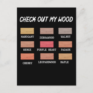 Cartão Postal Testemunha do Carpinteiro Engraçado