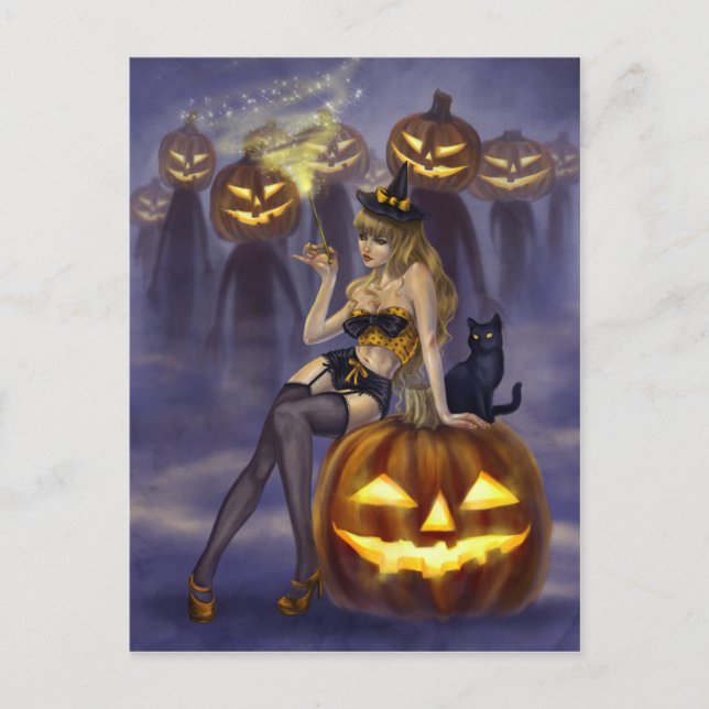 Cartão Postal Testemunhas Pin-Up - Eu Coloquei Um Spell Em Você (Frente)