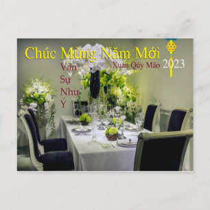 Cartão Postal Tet Chúc Mua Năm Mconsigo Feliz ano novo Xuân 2023