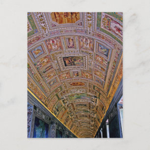 Cartão Postal Teto no corredor levando à Capela Sistina