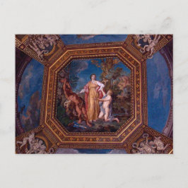 Cartão Postal Teto no Vaticano em Roma, Itália