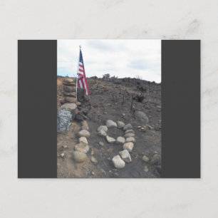 Cartão Postal Tex e Joy honrando o tiro quente granito Mountain