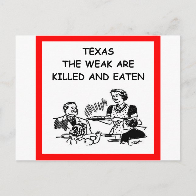CARTÃO POSTAL TEXAS (Frente)
