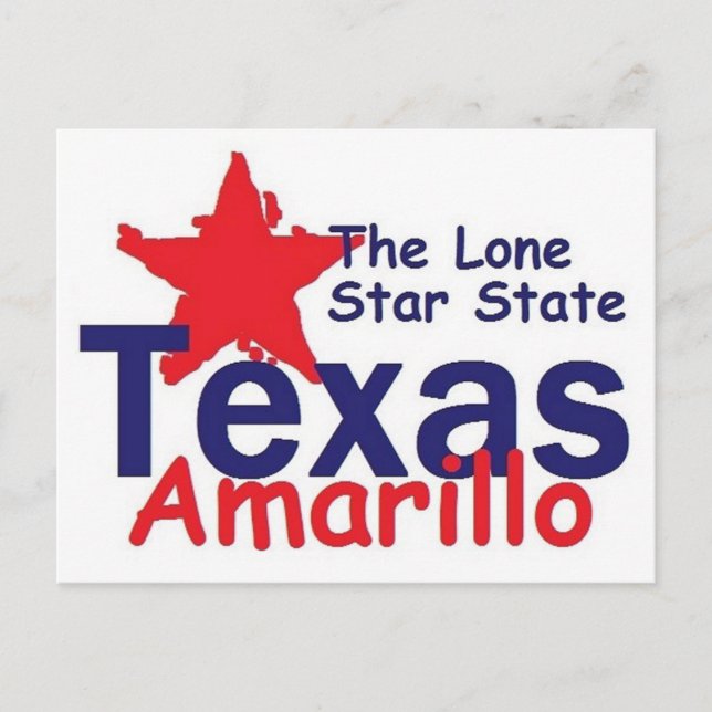 CARTÃO POSTAL TEXAS (Frente)