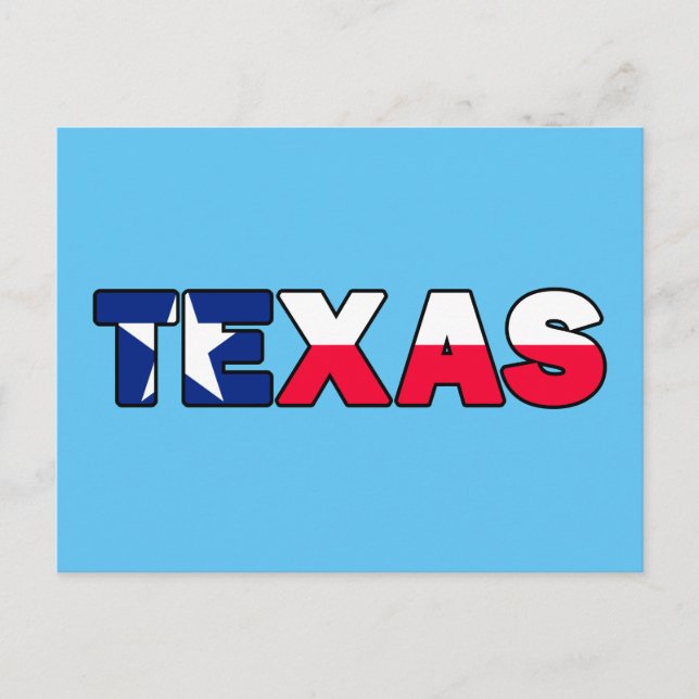 Cartão Postal Texas (Frente)